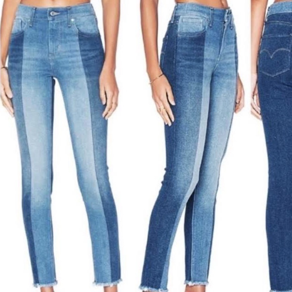 Levis 721 Two Tone High Rise Premium Jeans